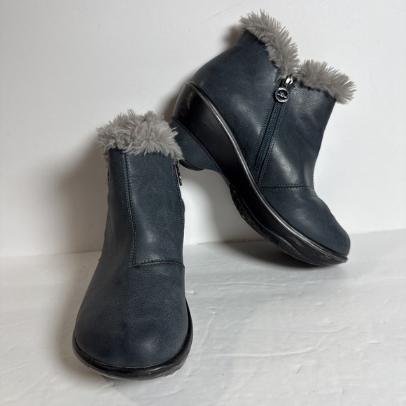 JBU Jambu Tandee Blue Ankle Winter Boots Sz 7 - Picture 1 of 7